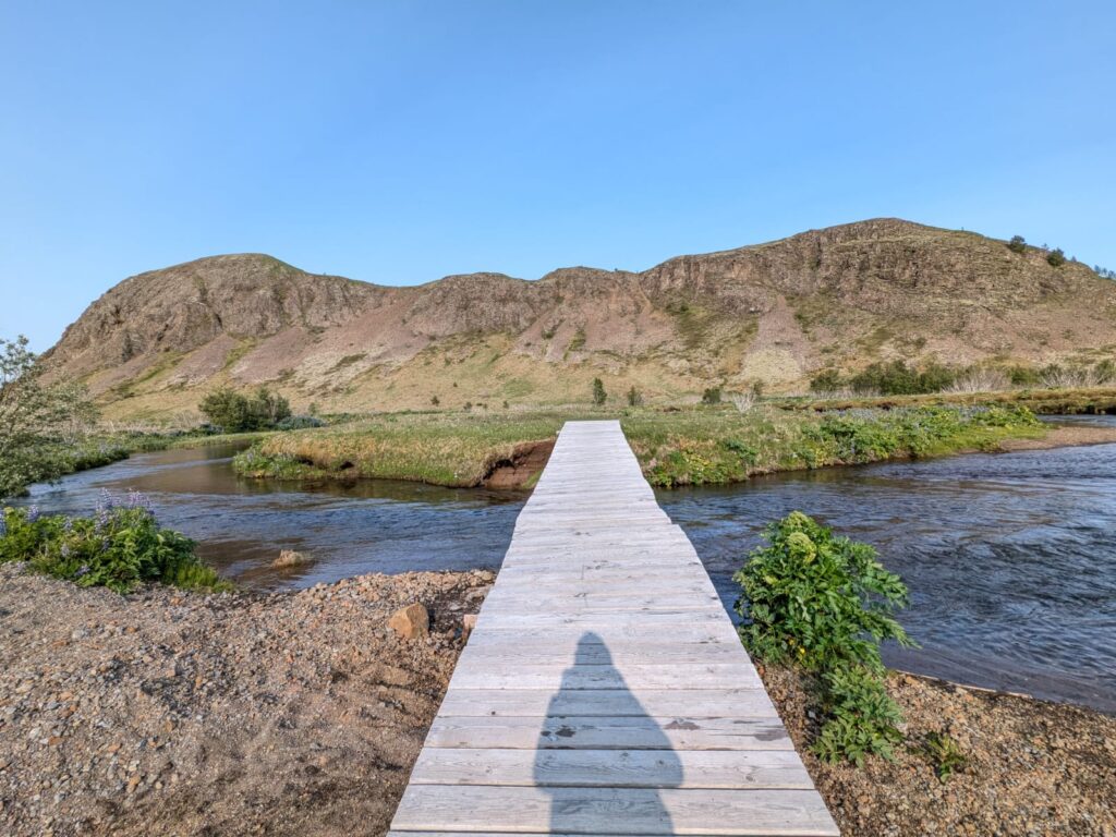 IcelandBridgeShadowRiver
